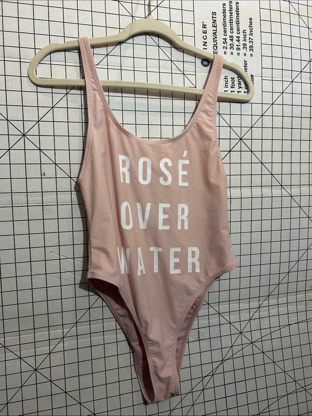ROSE Over Water Hotkiss One-Piece Swimsuit